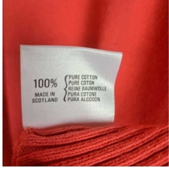 McGeorge of Dumfries 100% Cotton Made in Scottland Men's Size 112cm/44" Coral - Picture 5 of 6